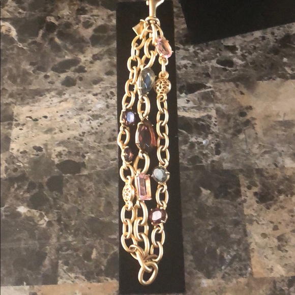 Coach STUNNING multi strand /gem bracelet!FIRM PRICE. Not accepting any offers. - Picture 2 of 7